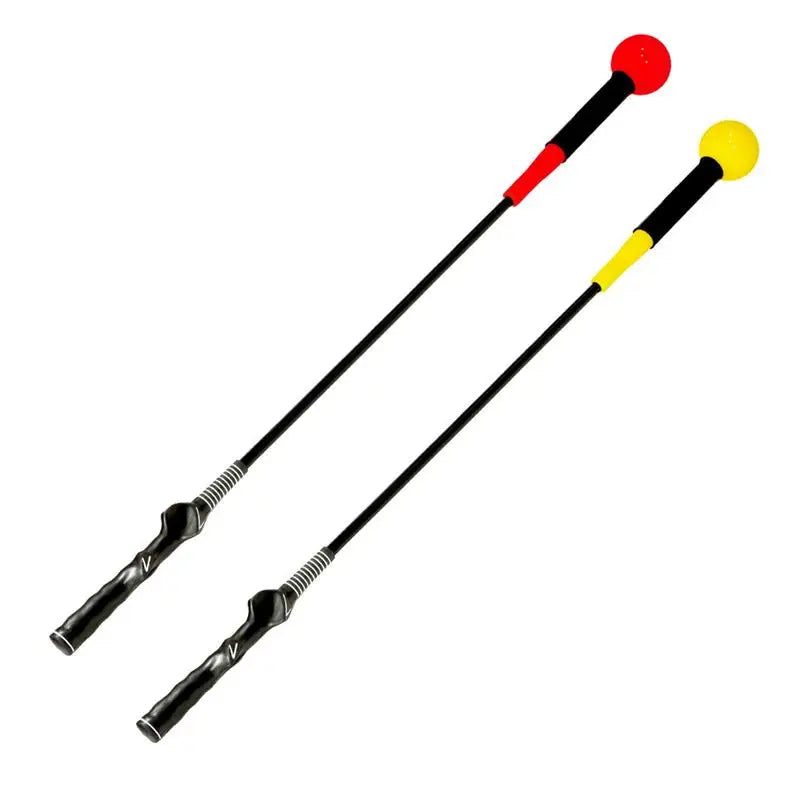 Golf Swing Trainer Golf Trainer Swing Aid Alignment Rods Professional Golf Grip Training Aid Portable Elastic Swing Training