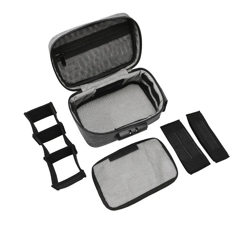 The "Spencer" Smell Proof Cigarette Smoking Stash Bag Tobacco Herbs Combination Lock Container Cigar Grinder Pipe Travel Box Digital Bag
