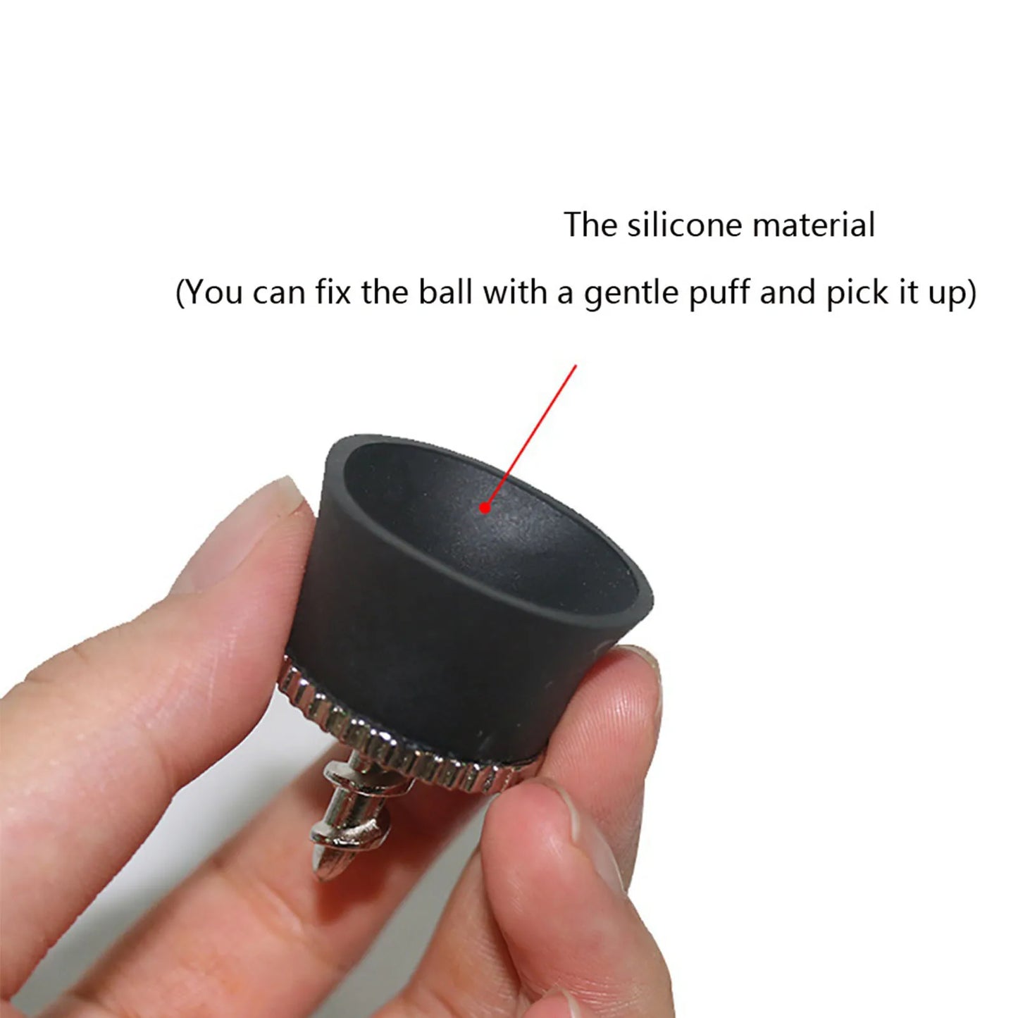 Golf Ball Grabber Suction Cup Ball Grabber For Putter Grip Suction Cup Golf Ball Pick Up Tool Putter Grip Golf Ball Grabber