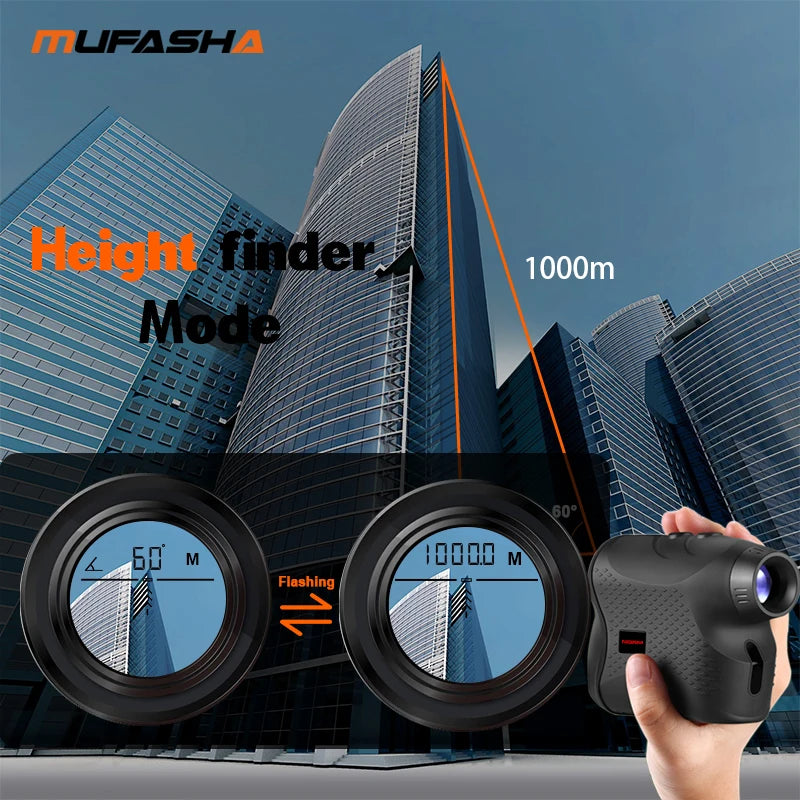 NORM Laser Rangefinder Laser Distance Meter Outdoor Sport Golf  Rangefinder, Hunting, Survey  600M 900M 1200M 1500M Range