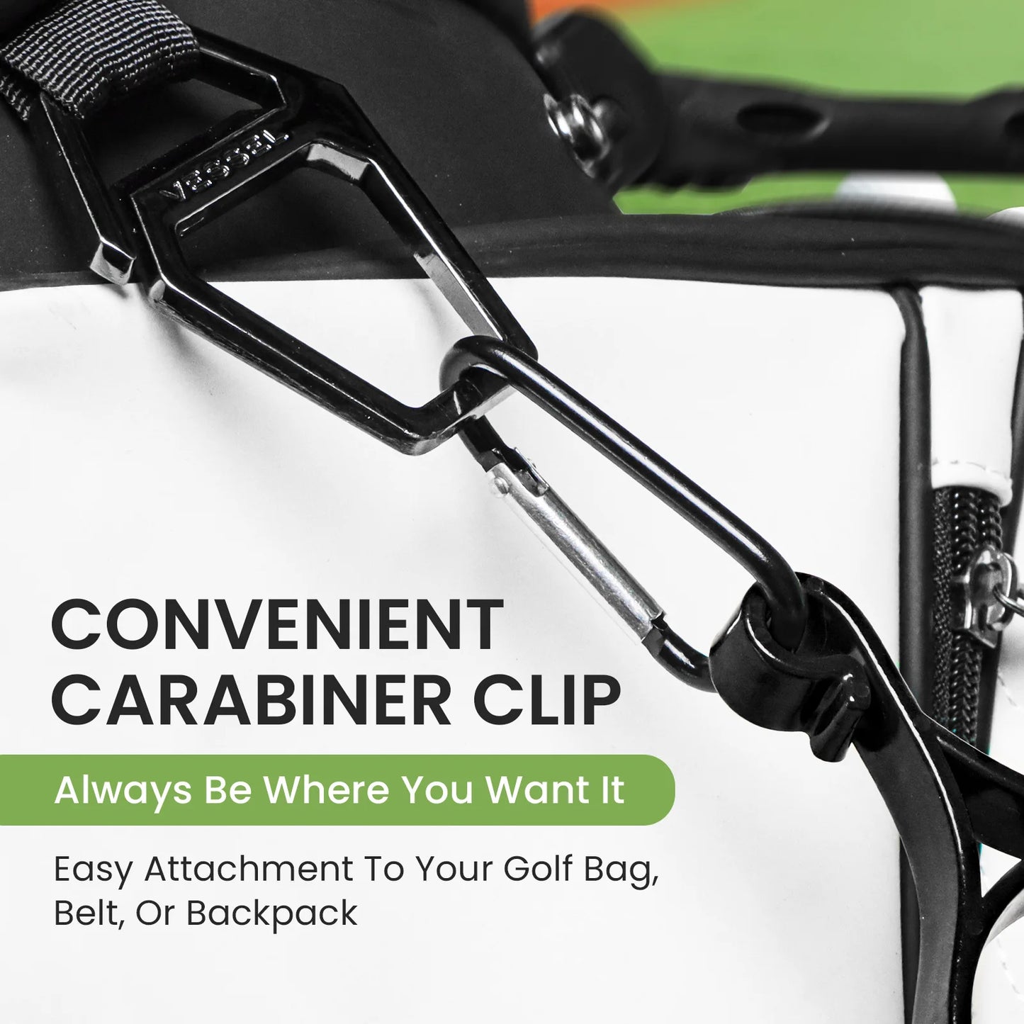 Golf Gloves Stretcher Universal with Carabiner Clip 1 Pack, Durable Glove Support Plastic Holder Hanger Keeper Dryer