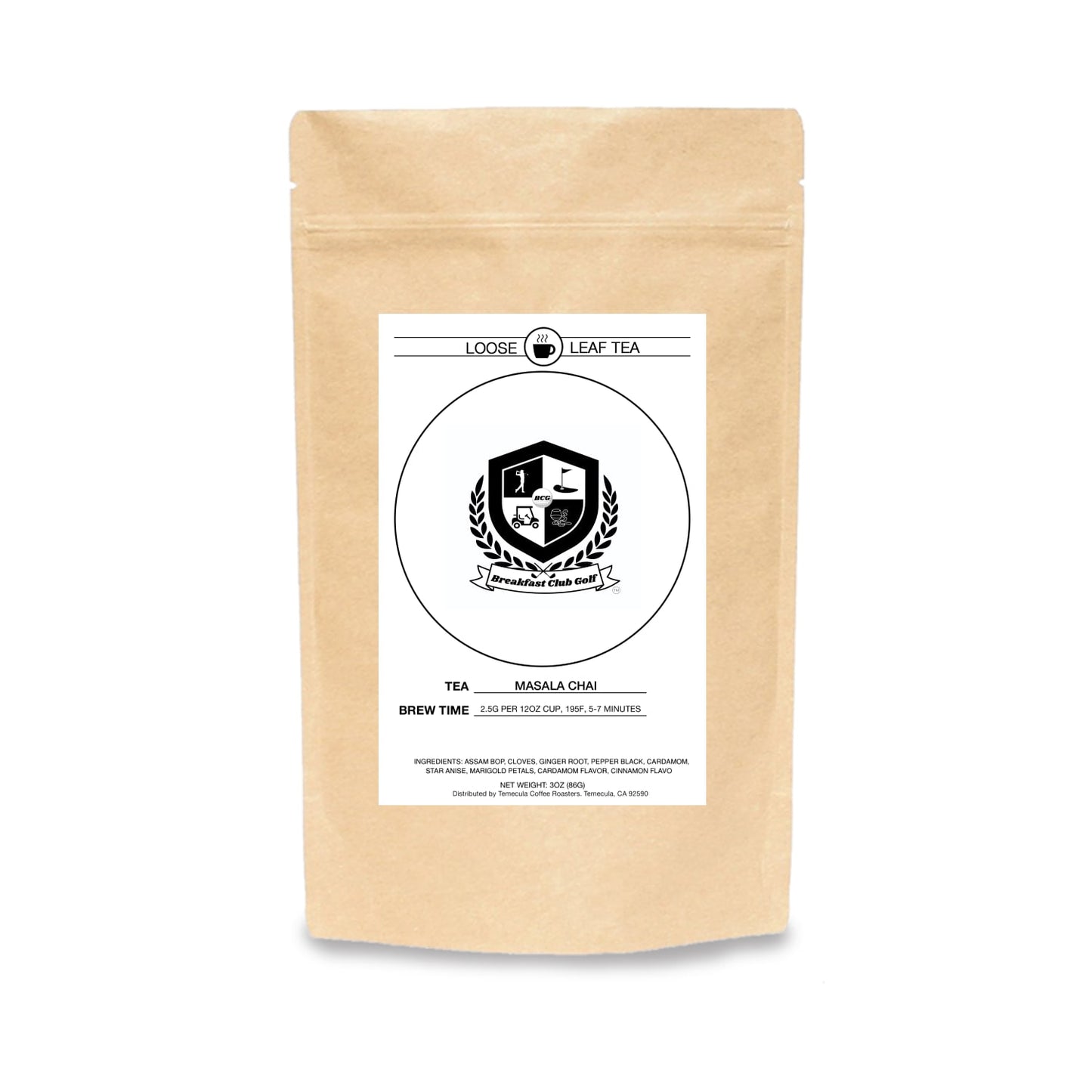 Breakfast Club Golf Bold/Spicy Masala Chai Tea
